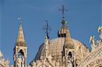 Detail of St. Mark's Basilica, Venice, UNESCO World Heritage Site, Veneto, Italy, Europe