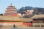 Puning Si outer temple dating from 1755, Chengde city, UNESCO World Heritage Site, Hebei Province, China, Asia