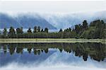 Lake Matheson, Westland Tai Poutini National Park, UNESCO World Heritage Site, West Coast, South Island, New Zealand, Pacific