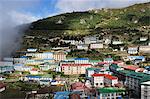 Namche Bazaar, Sagarmatha National Park, UNESCO World Heritage Site, Solukhumbu District, Sagarmatha, Eastern Region (Purwanchal), Nepal, Asia