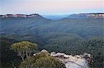 Mount Solitary and Jamison Valley, Blue Mountains, Blue Mountains National Park, UNESCO World Heritage Site, New South Wales, Australia, Pacific