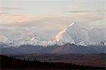 Mount Foraker in the fall, Denali National Park and Preserve, Alaska, United States of America, North America