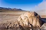 El Tatio Geysers, at 4300m above sea level El Tatio is the world's highest geyser field, the area is ringed by volcanoes and fed by 64 geysers, Atacama Desert, Norte Grande, Chile, South America