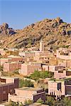 Small village near Tafraoute, Morocco, North Africa, Africa