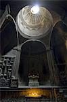 Inside Geghard Monastery, UNESCO World Heritage Site, Armenia, Caucasus, Central Asia, Asia