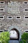 Karlstor (Charles' Gate), on the eastern side of the Abbey District, the only remaining gate of eight outer gates in the city wall, built in 1570 and named after Carlo Borromeo, Archbishop of Milan, St. Gallen, Switzerland, Europe