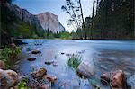 Merced River, Yosemite National Park, UNESCO World Heritage Site, California, United States of America, North America