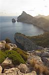 Formentor peninsula and north eastern coast from Mirador des Colomer, Majorca, Balearic Islands, Spain, Mediterranean, Europe