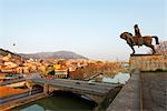 Eurasia, Caucasus region, Georgia, Tbilisi, equestrian statue of King Vakhtang Gorgasali