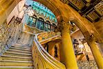 Interior view of Palau del Baro de Quadras, Barcelona, Catalonia, Spain