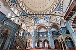 Interior view of Rustem Pasa Mosque, Istanbul, Turkey