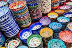 Classical Turkish ceramics at Grand Bazaar, Istanbul, Turkey