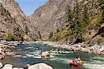 White water rafting the Middle Fork of the Salmon River,  Frank Church River of No Return Wilderness, Idaho, USA