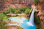 Havasu Falls, Havasupai Indian Reservation, Grand Canyon, Arizona, USA