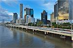 Skyline with Brisbane River, Brisbane, Queensland, Australia