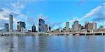 Skyline with Brisbane River, Brisbane, Queensland, Australia