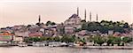 Suleymaniye Mosque, UNESCO World Heritage Site, seen across Golden Horn, Istanbul, Turkey, Europe