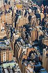 Aerial view of Manhattan, New York, United States of America, North America
