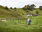 Couple walking