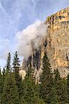 Autumn landscape at Sella Pass, Fassa Valley, Trentino-Alto Adige, Dolomites, Italy, Europe