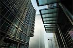 Office buildings at Canary Wharf, Docklands, London, England, United Kingdom, Europe
