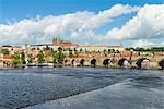 Charles Bridge, UNESCO World Heritage Site, Prague, Czech Republic, Europe