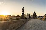 Charles Bridge, UNESCO World Heritage Site, Prague, Czech Republic, Europe