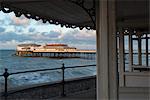 A view of Cromer pier, Norfolk, England, United Kingdom, Europe