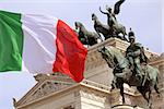 The Piazza Venezia, Vittorio Emanuele, Monument for Victor Emenuel II, in Rome, Italy