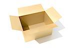 An image of a open carton box