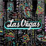 Vector Inscription Las Vegas Eps 8 file format