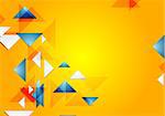 Bright abstract geometric background. Vector design