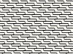 Vector Seamless Black And White Stacking Stair ZigZag Rounded Lines Pattern Background