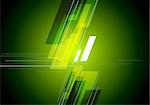 Abstract tech corporate green background. Vector card design