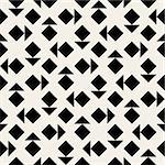 Vector Seamless Black And White Triangle Square Geometric Pattern Background