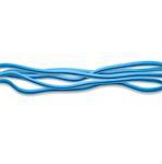 Bright blue wires on white background. Vector design