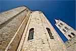 Zadar saint Donat church wide view, historic architecture of Croatia
