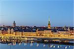 view of Gamla Stan from the Sodermalm island in Stockholm, Sweden