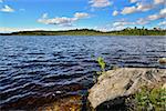 Karelian landscape. Pongoma River, North Karelia, Russia