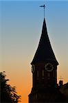 Tower of Koenigsberg Cathedral at sunset. Gothic 14th century. Symbol of the city of Kaliningrad (Koenigsberg before 1946), Russia