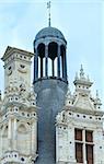 Details of Castle Chambord (detail) in the Loire Valley (France). Built in 1519-1547.