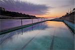 Winters dawn long exposure at Clovelly Beach Ocean Pool in Sydney's Eastern subuirbs.  218 seconds
