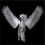 Pegasus is a lengendary divine winged stallion and is the best known creature of Greek mythology.