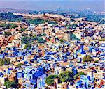 Jodhpur, the Blue City, Rajasthan, India, Asia