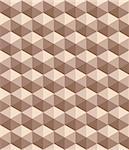 Seamless geometric vector pattern. Retro beige background