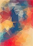 abstract background consisting of angular shapes for web design