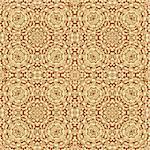 Seamless Background, Abstract Brown and Yellow Pattern. Eps10, Contains Transparencies. Vector