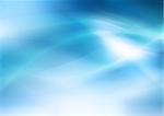 Abstract blue background, beautiful lines and blur