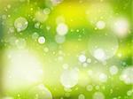 Spring Bokeh background. Element of design. EPS 10 vector file included