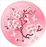 Cherry blossom background  for your design. Sakura